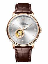 Lobinni Skeleton Luxury Dress Design Wrist Automatic Watch 41mm