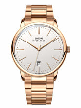 Lobinni Classic Stainless Steel Automatic Wristwatch 39.8mm