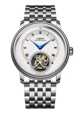 Lobinni 316L Stainless Steel Luxury Tourbillion Automatic Watches 40mm