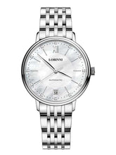 Lobinni Fashion Style Women Stainless Steel Automatic Watch 33.5mm
