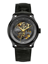 Lobinni Men's Skeleton Design Wrist Watches 41.5mm