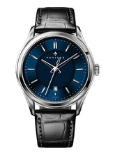 Poniger Simple Style Blue Automatic Watches With Leather Strap 42mm