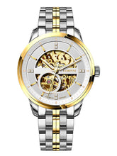 Lobinni Waterproof Business Men Mechanical Watch With Skeleton Design 42mm