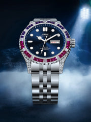 Lobinni Leisure Type Dress Wrist Automatic Watch 42.5mm