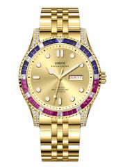 Lobinni Leisure Type Dress Wrist Automatic Watch 42.5mm