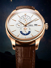 Lobinni Multi-function Automatic Movement Wrist Watch 40mm