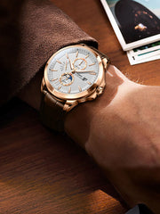 Lobinni 18019 Men’s Automatic Wristwatch 42mm
